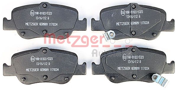 METZGER 1170334 GREENPARTS Bremsbelagsatz, Scheibenbremse